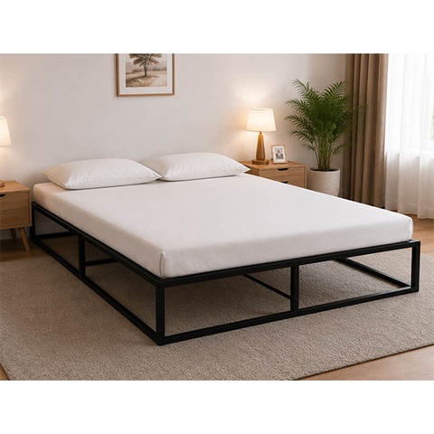 کفی تخت باکس دونفره فلزی base4400
